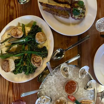 Armour House - Brown butter scallops, oysters, and steak tartare - Brasseries Near Me - Birmingham, Alabama Armour House - Brown butter scallops, oysters, and steak tartare - Brasseries Near Me - Birmingham, Alabama