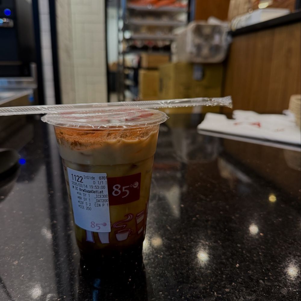85°C Bakery Cafe-Flushing - Brown sugar shaken espresso - Bakeries Near Me - Flushing, New York 85°C Bakery Cafe-Flushing - Brown sugar shaken espresso - Bakeries Near Me - Flushing, New York