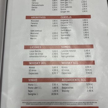Restaurante Lucimar - Drink menu from November 2023 - Portuguese Near Me - Lisbon, 11