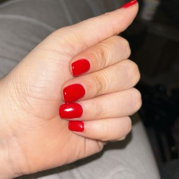 Nail Nation Studio - Gel manicure color: big apple red - Nail Salons Near Me - Burbank, California Nail Nation Studio - Gel manicure color: big apple red - Nail Salons Near Me - Burbank, California