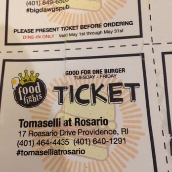 Tomaselli's at Rosario - Pizza Near Me - Providence, Rhode Island