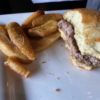 Olde Tavern - a hamburger and french fries - Wine Bars Near Me - Hickory, North Carolina