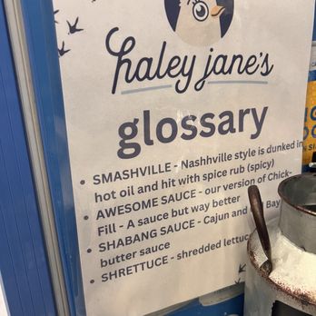 Haley Jane’s - Glossary - Chicken Shop Near Me - Boston, Massachusetts