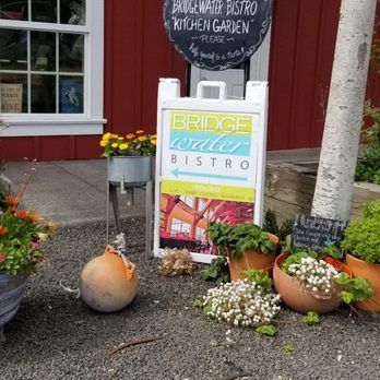 Bridgewater Bistro - Front door, look for Red Barn - New American Near Me - Astoria, Oregon