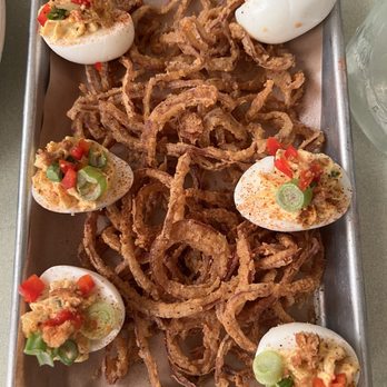 Lucille's Smokehouse Bar-B-Que - Cracked Out Deviled Eggs - Barbeque Near Me - Henderson, Nevada Lucille's Smokehouse Bar-B-Que - Cracked Out Deviled Eggs - Barbeque Near Me - Henderson, Nevada