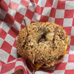 Cup of Brooklyn - BES on an everything bagel