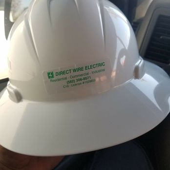 Direct Wire Electric - New hard hat - Electricians Near Me