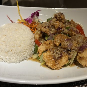 Bamboo Penny's - Crispy Jumbo Garlic Prawns Special - Thai Near Me - Leawood, Kansas