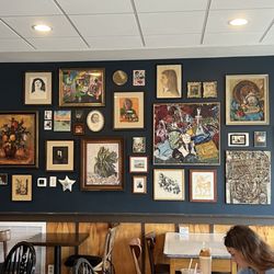 Crackskull's Coffee & Books - Art wall