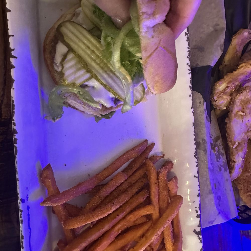 Blessings Restaurant and Bakery - Classic Classic Cheeseburger with sweet potato fries - Bakeries Near Me - Temple, Texas Blessings Restaurant and Bakery - Classic Classic Cheeseburger with sweet potato fries - Bakeries Near Me - Temple, Texas