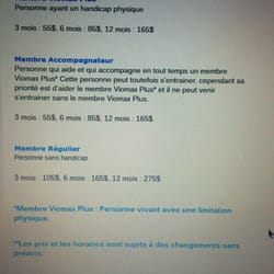Viomax - Prix gym