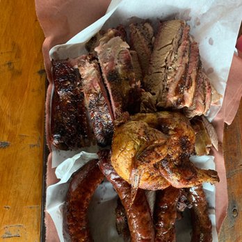 Snow's BBQ - Brisket, Turkey breast, ribs, pork steak, jalapeño sausage, regular sausage, 1/2 chicken. - Barbeque Near Me - Lexington, Texas Snow's BBQ - Brisket, Turkey breast, ribs, pork steak, jalapeño sausage, regular sausage, 1/2 chicken. - Barbeque Near Me - Lexington, Texas