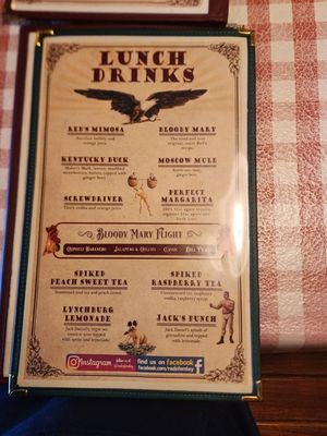 Menu photo 2 Red's Bar & Grill Fernley, NV