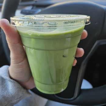 Scorpio Coffee - Matcha, iced. Half sweet. Delicious and refreshing. - Coffee & Tea Near Me - Sacramento, California