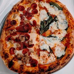 Hyde Park - Half Pepperoni + Sausage and Margherita