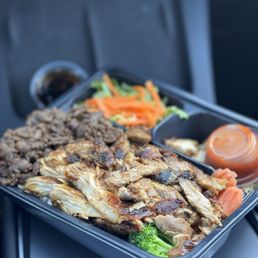 Half-and-half plate