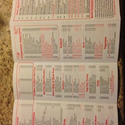 New China - Menu