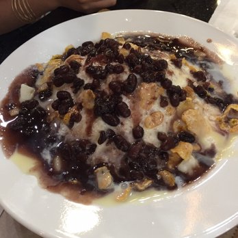 Manoa Bakery Cafe - Red bean bingsoo (AKA shaved snow). $10. Huge bowl... enough for 3-4. - Coffee & Tea Near Me - Annandale, Virginia Manoa Bakery Cafe - Red bean bingsoo (AKA shaved snow). $10. Huge bowl... enough for 3-4. - Coffee & Tea Near Me - Annandale, Virginia