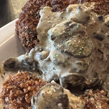 Irish Bred Pub - Pork Schnitzel with Mushroom Sauce - American Near Me - Opelika, Alabama