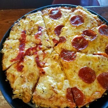 Silver Beach Pizza - Hawaiian on the left, Pepperoni half on the right. - Pizza Near Me - Saint Joseph, Michigan Silver Beach Pizza - Hawaiian on the left, Pepperoni half on the right. - Pizza Near Me - Saint Joseph, Michigan