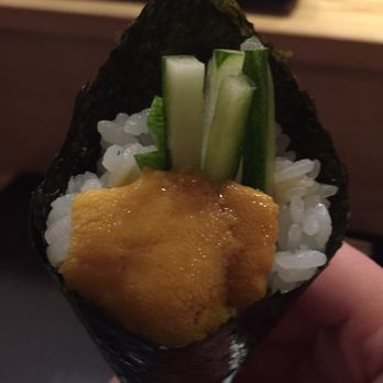Sushi Kashiba - Uni Hand Roll - Japanese Near Me - Seattle, Washington Sushi Kashiba - Uni Hand Roll - Japanese Near Me - Seattle, Washington
