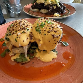 B Bistro + Bakery - Crab Benedict & Steak and eggs - Bakeries Near Me - Miami, Florida
