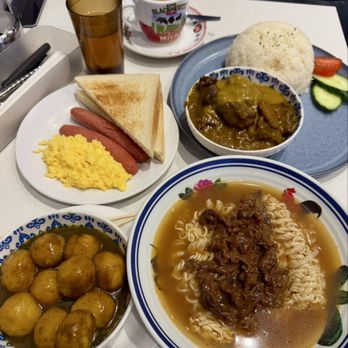 Chrisly Cafe - all day breakfast set instant noodles, hotdog eggs toast - Hong Kong Style Cafe Near Me - Markham, Ontario
