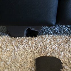 All My Sons Moving & Storage - Damaged foot on couch, not a replaceable part.
