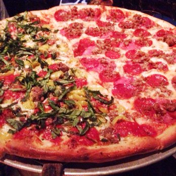Rocco's - Half three little piggies and half Stacy's night out - massive and filling pizza! - Bars Near Me - Seattle, Washington