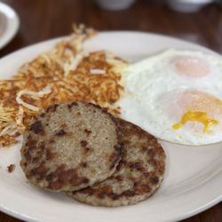 Randy's Diner - 2 egg combo Sausage patties & hashbrowns