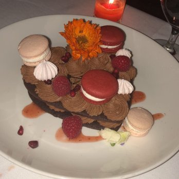 Yvonne's - Valentine's dessert (too much salt!) - New American Near Me - Boston, Massachusetts