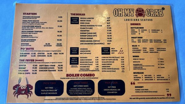 Menu photo 2 Oh My Crab Los Angeles, CA Menu photo 2 Oh My Crab Los Angeles, CA