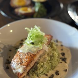 Bear & Crown - Cast Iron Seared Salmon