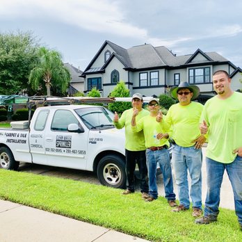 Clean Water Sprinklers - a group of men standing in front of a truck - Landscaping Near Me - Houston, Texas Clean Water Sprinklers - a group of men standing in front of a truck - Landscaping Near Me - Houston, Texas