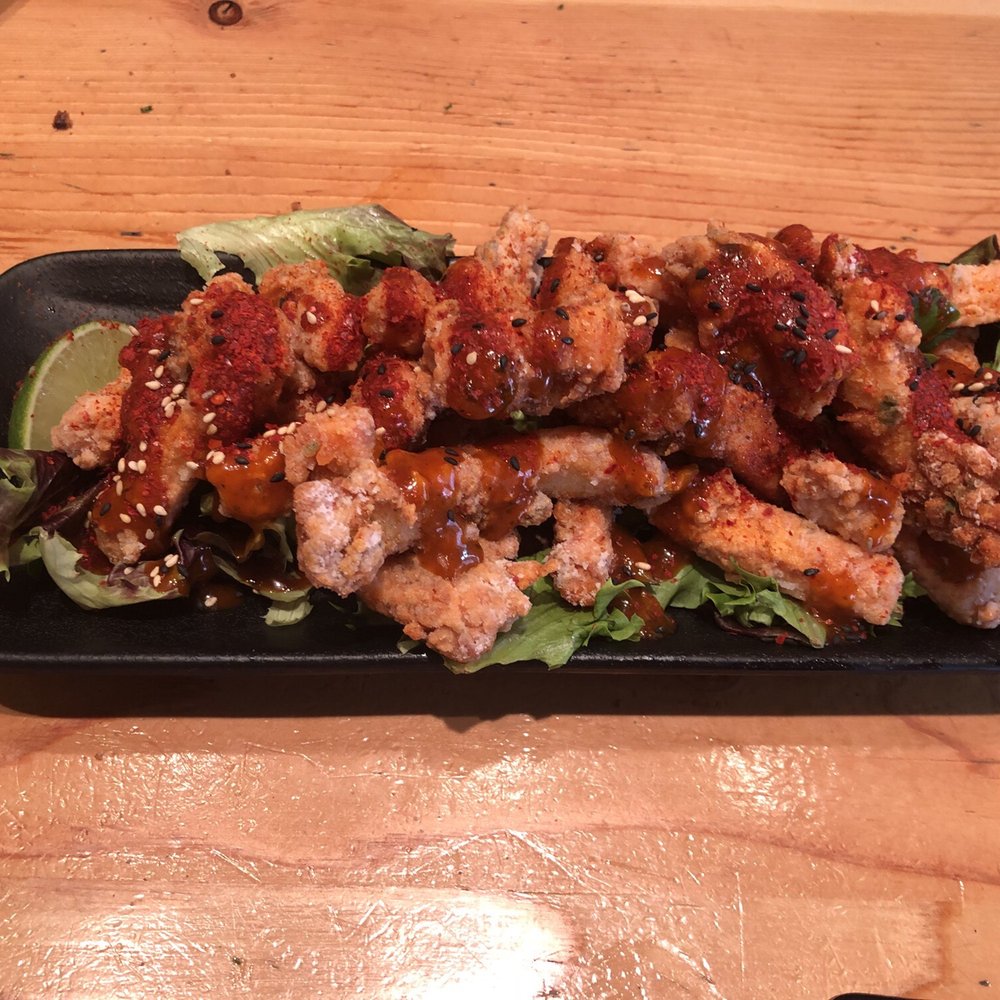 Block Kitchen + Bar - Red Devil Calamari - Sandwiches Near Me - Banff, Alberta Block Kitchen + Bar - Red Devil Calamari - Sandwiches Near Me - Banff, Alberta