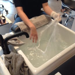 Removing the liner after pedi complete