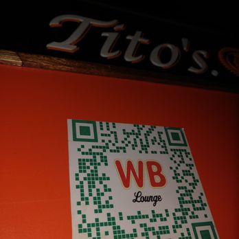 The Welcome Back Lounge - a qr code on the wall - American Near Me - Chicago, Illinois The Welcome Back Lounge - a qr code on the wall - American Near Me - Chicago, Illinois