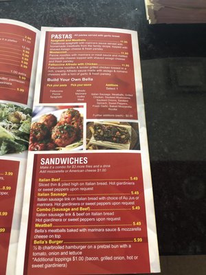 Menu photo 1 Bella’s Pizza Carol Stream, IL
