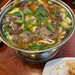 Beef hotpot $40 option