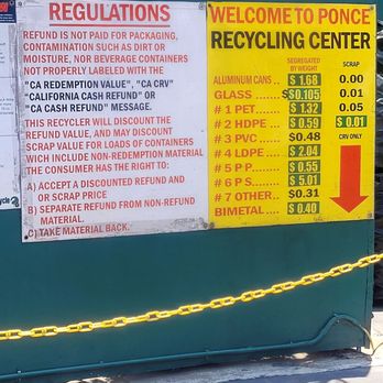 Ponce Recycling Center - Updated prices as of May 2024 - Recycling Center Near Me - Los Angeles, California Ponce Recycling Center - Updated prices as of May 2024 - Recycling Center Near Me - Los Angeles, California