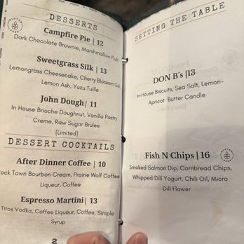 DONS Southern Social - Menu - Southern Near Me - Hot Springs, Arkansas DONS Southern Social - Menu - Southern Near Me - Hot Springs, Arkansas