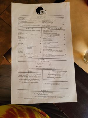 Menu photo 2 Bolo Steak & Seafood Orange Beach, AL Menu photo 2 Bolo Steak & Seafood Orange Beach, AL