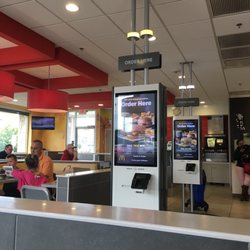 The interior of this McDonalds.