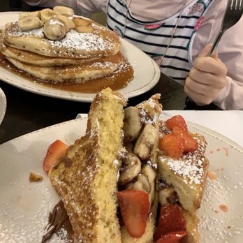 Syrup Downtown - Top: The Foster & Bottom: Nutella Stuffed French Toast - Breakfast & Brunch Near Me - Denver, Colorado Syrup Downtown - Top: The Foster & Bottom: Nutella Stuffed French Toast - Breakfast & Brunch Near Me - Denver, Colorado