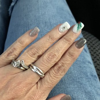 Saginaw Nails Spa - Christmas nails done by Holly! - Nail Salons Near Me - Fort Worth, Texas Saginaw Nails Spa - Christmas nails done by Holly! - Nail Salons Near Me - Fort Worth, Texas