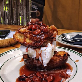 Fat Pasha - The dessert we wanted ... toasted cinnamon ice cream sandwich. Too bad we found a hair baked into it.  :( - Middle Eastern Near Me - Toronto, Ontario