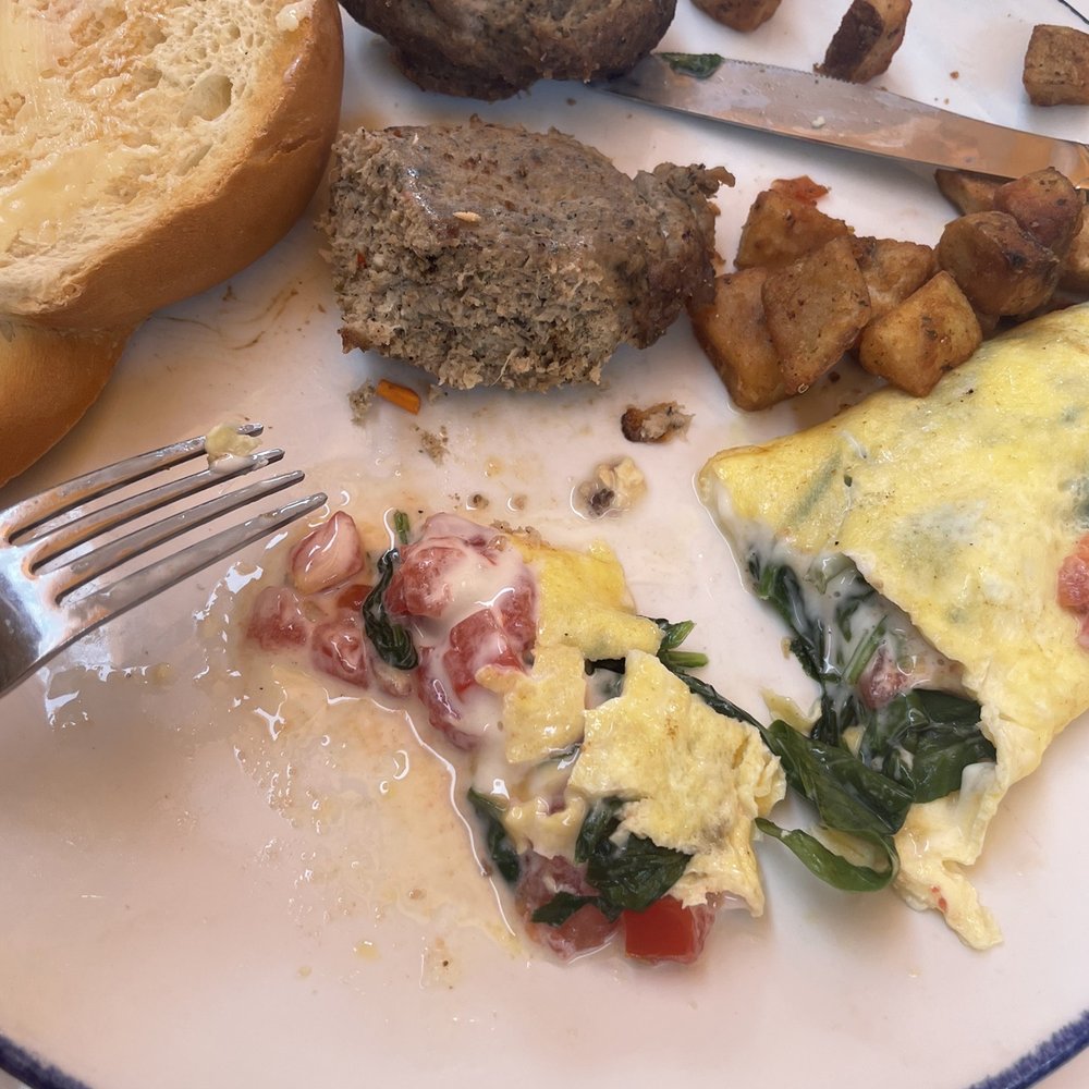 Bad Monkey - Feta spinach tomato omelette - Burgers Near Me - Ocean City, Maryland Bad Monkey - Feta spinach tomato omelette - Burgers Near Me - Ocean City, Maryland