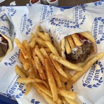 Blue Oregano - Seasoned fries and fresh gyro - Greek Near Me - Elkin, North Carolina