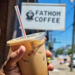 Fathom Coffee - White Chocolate Lavender Latte w/ Oat Milk