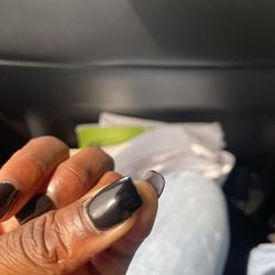 Star Nails - Uneven filing beneath the nail and some nail chipping